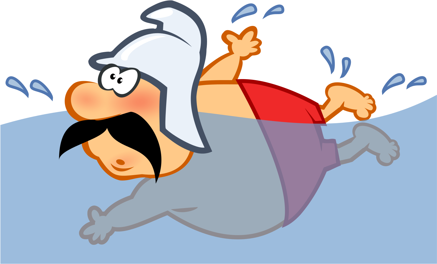People Swimming Png Picture Library Library - Swimming Png (2000x1297), Png Download