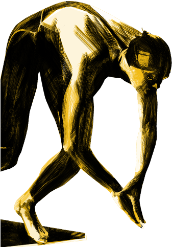 Swimmer - Swimming (336x507), Png Download