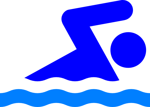 Swimming Person Clip Art At Clker - Swimming Clip Art (600x428), Png Download