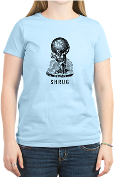 Shrug Bumper Sticker - 5'x7'area Rug (350x350), Png Download