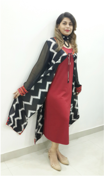 Jeresy Dress With Shrug - Girl (600x600), Png Download