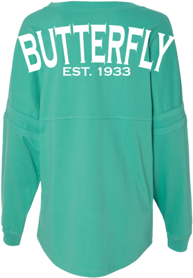 Butterfly Swim Jerseys - Getcustomprint Custom Monogram Pom Pom Jersey Shirt (400x556), Png Download