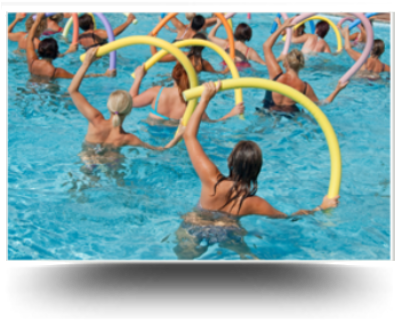 Brick Paver Project - Noodle Abs Exercises Swimming Pool (400x373), Png Download