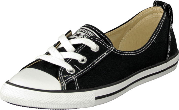 Converse Chuck Taylor As Ballet Lace Black 49300-00 - Converse Sneaker Low, Black, Unisex, Gr. 6 (705x436), Png Download