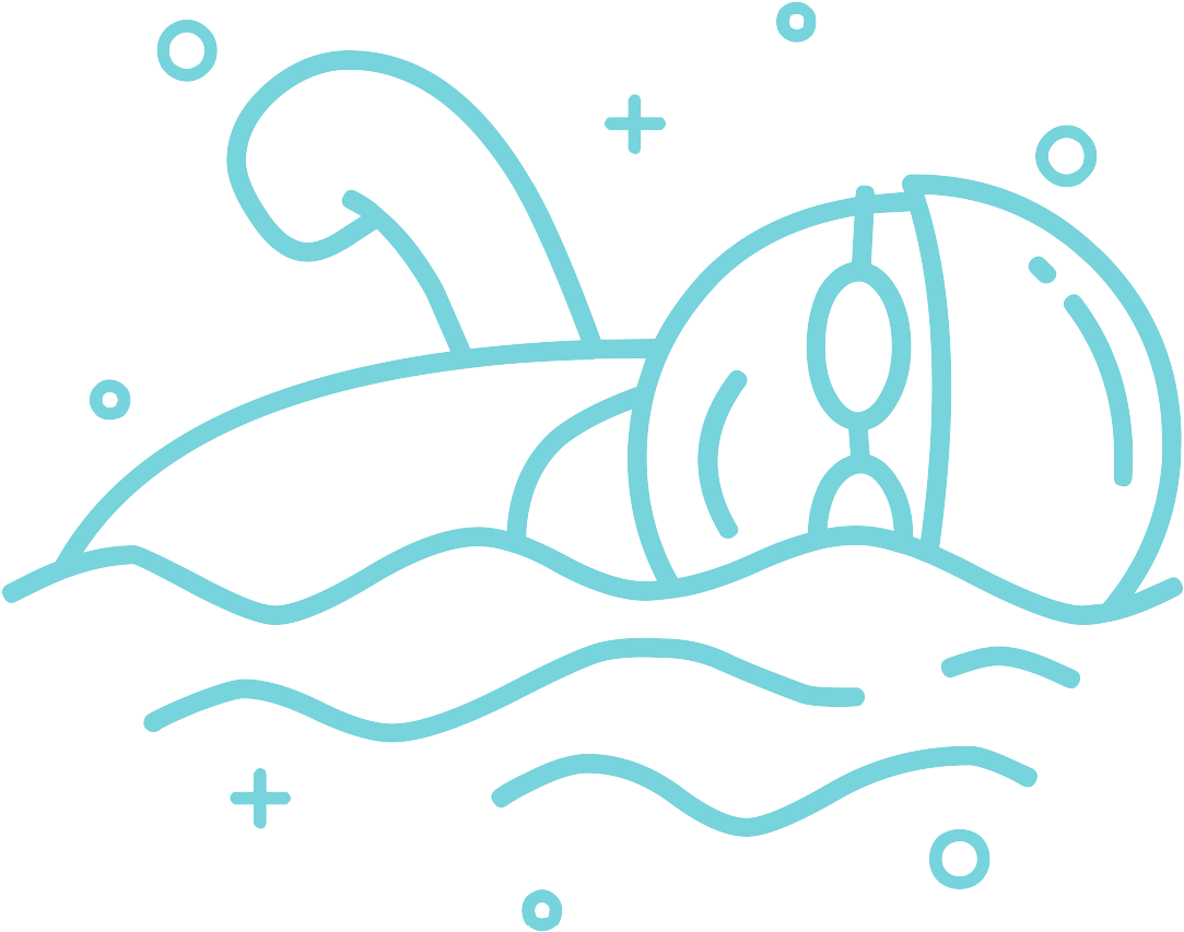 Kids Swim Program - Illustration (1200x1200), Png Download