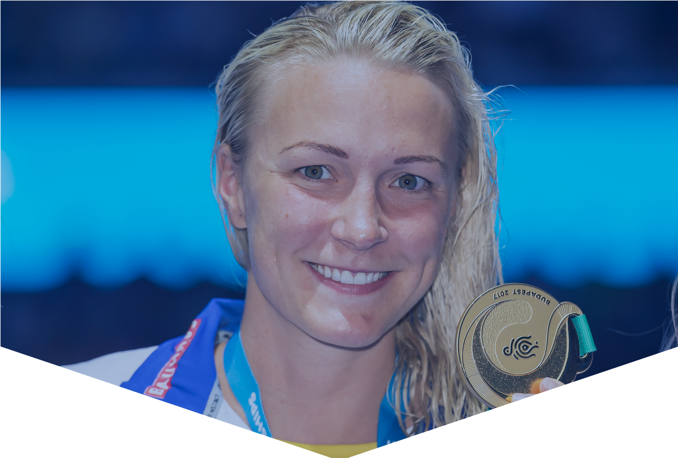 She Left Sweden Last Summer As A Star And Returned - Swimmer Female (1382x935), Png Download