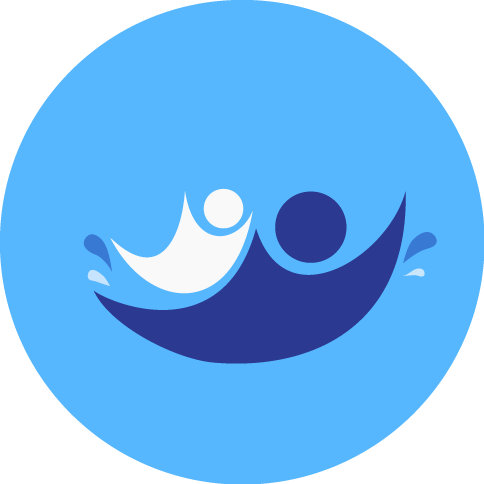 Welcome To My Little Swimmer - Swimming Kids Symbols (484x484), Png Download