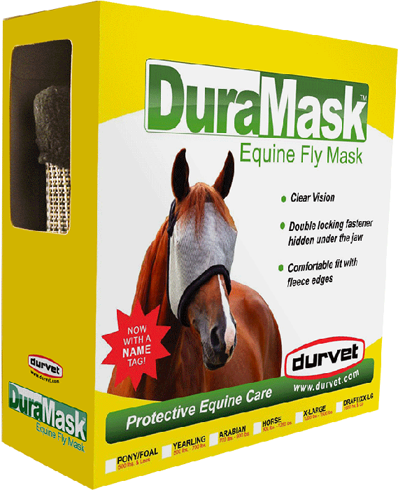 Durvet Horse Fly Mask - Duramask Fly Mask With Ears (700x700), Png Download