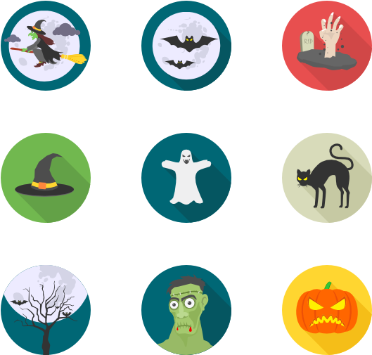 Lineal Halloween Icons - Yes I Can Drive A Stick Funny Witch Halloween Shirt (600x564), Png Download