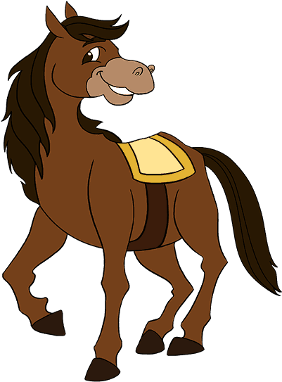 Horse Cartoon - Easy Cartoon Drawing Of A Horse (678x600), Png Download