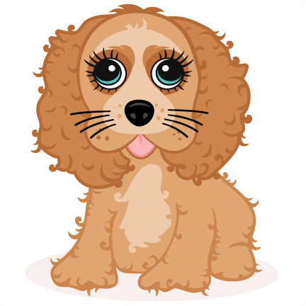 Cute Puppy Svg Scrapbook Cut File Cute Clipart Files - Cricut (432x432), Png Download
