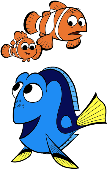 Finding Dory Clip Art Disney Clip Art Galore - Finding Dory Movie Clipart (373x584), Png Download