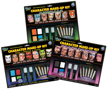 Pearlescent Multi Face Character Face Painting Kit (380x324), Png Download