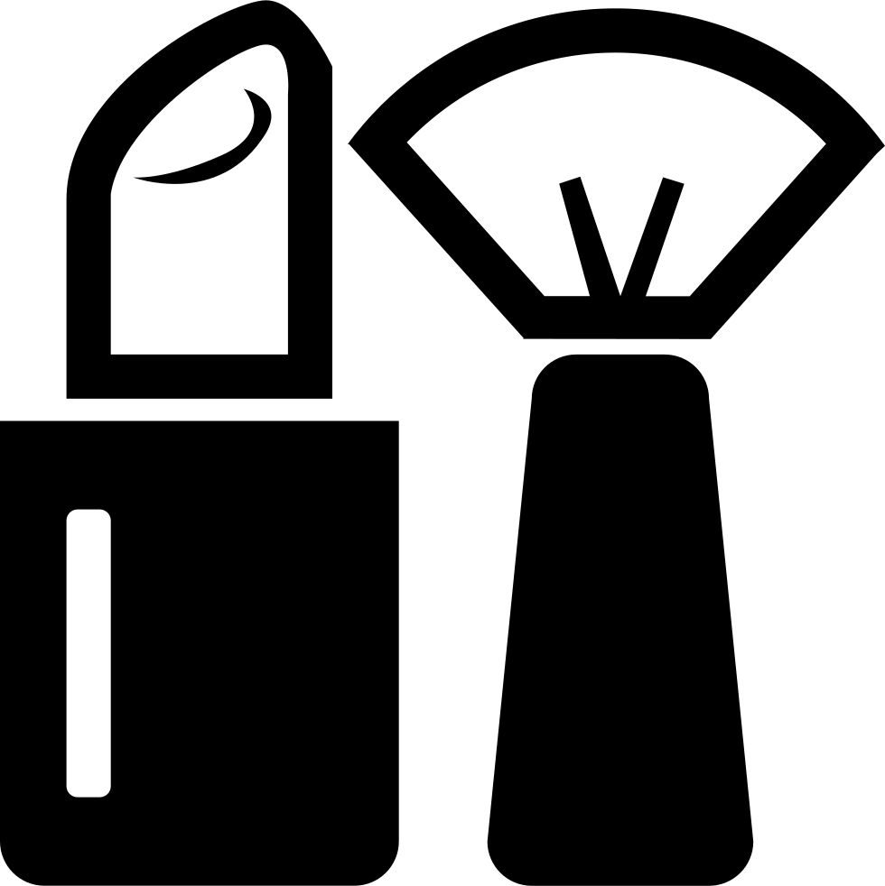Makeup - - Makeup Icon Vector Png (980x982), Png Download