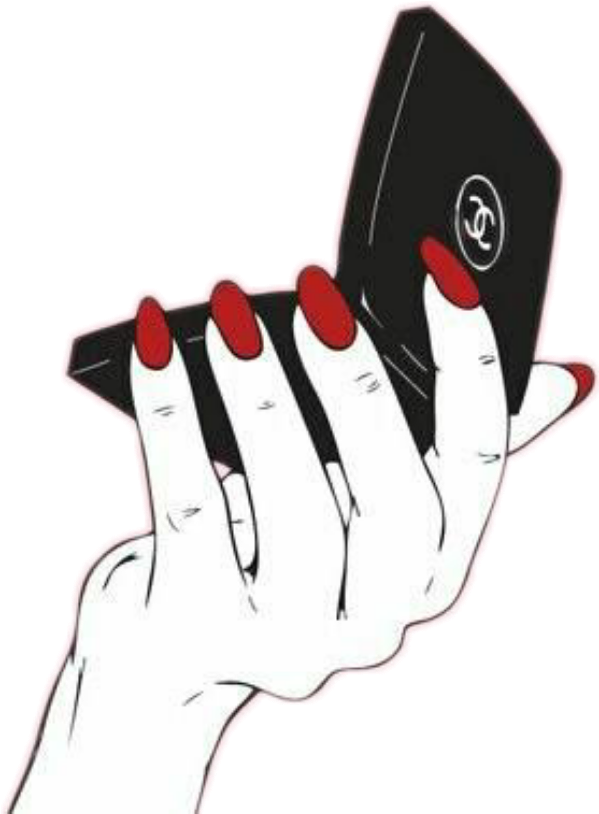 Makeup Hands Tumblr - Makeup Tumblr Png (1024x1024), Png Download