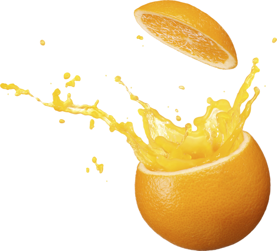 Picture Black And White Juice With Transperent Background - Orange Juice Splash Png (938x851), Png Download