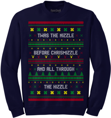 Christmizzle Official Snoop Dogg Christmas Sweater - Snoop Dogg Christmas Shirt (600x538), Png Download