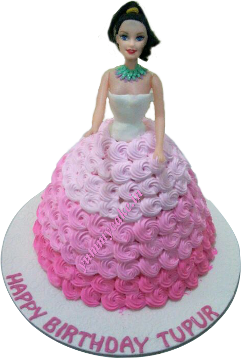 Download Barbie Doll Birthday Cake Doll Png Full Size Png Image Pngkit