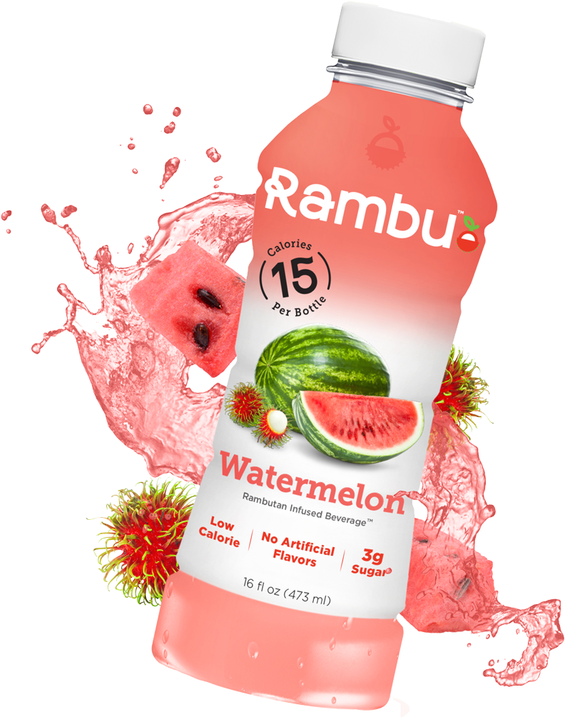 Watermelon Rambutan Infused Beverage Bottle Splash - Time - Aux Auxiliary Energy Pre Workout Formula Watermelon (800x1010), Png Download