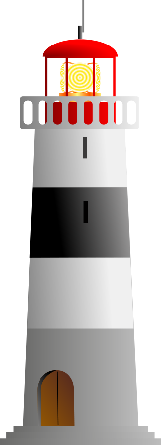This Free Clipart Png Design Of Lighthouse Clipart (326x900), Png Download