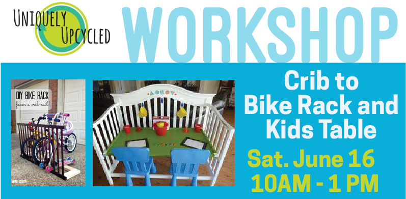 Crib To Bike Rack/kid Table (796x432), Png Download