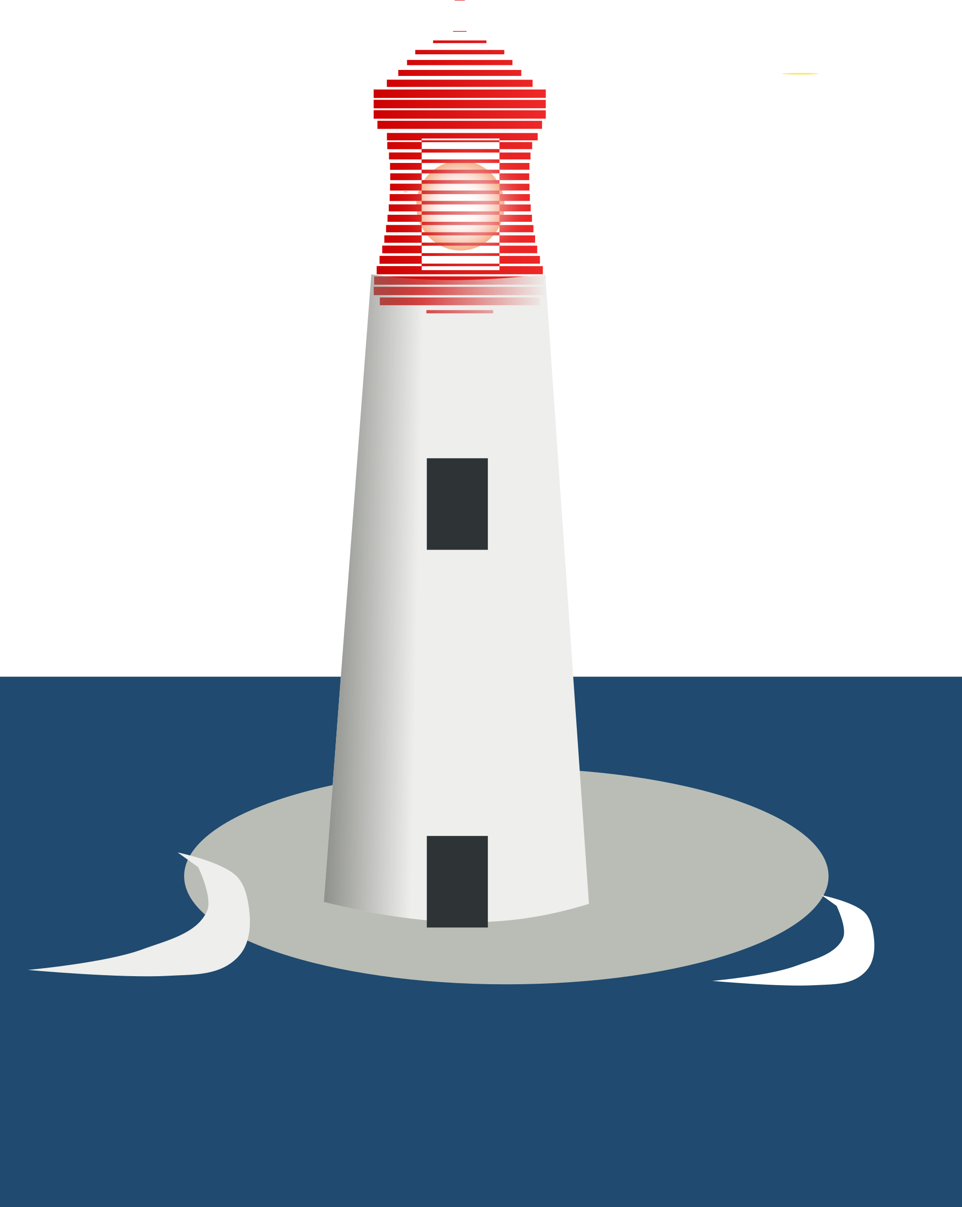 This Lighthouse Clip Art Free Clipart Images - Mercusuar Hitam Putih Png (566x800), Png Download