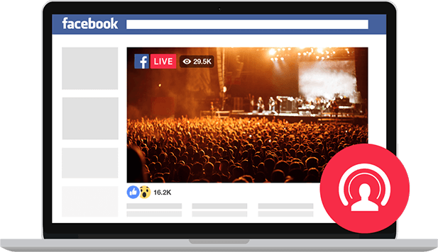 Schedule And Automate Facebook Live And Youtube Live - Live En Facebook (617x356), Png Download