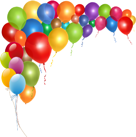 Balloon Clipart Party - Birthday Balloons Clipart Png (600x600), Png Download