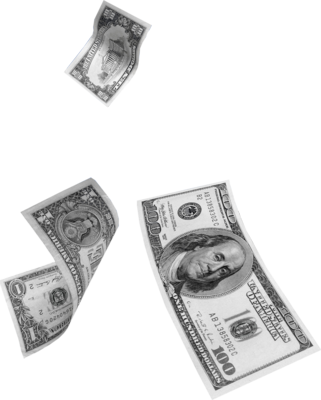 Inspiredcases 100 Dollar Bill Case - Galaxy Note 4 (321x400), Png Download