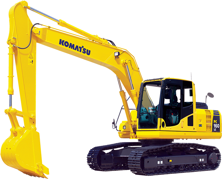 Excavator Png - Komatsu Hydraulic Excavator (800x651), Png Download
