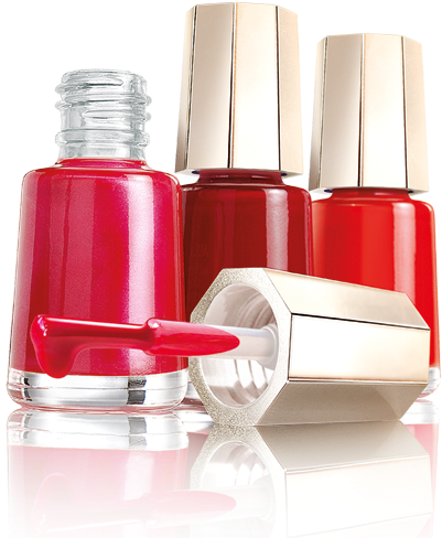 Mini Color Nail Polish - Preparation Of Nail Polish (421x500), Png Download