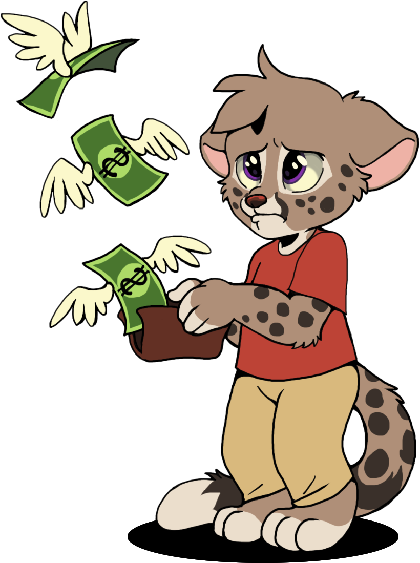 Flying Money - Cartoon (820x1099), Png Download