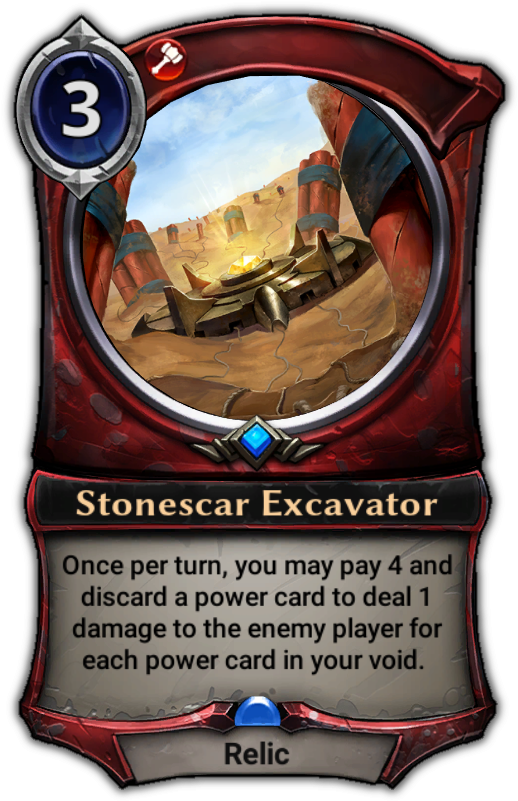 Stonescar Excavator - Obliterate Eternal (529x801), Png Download