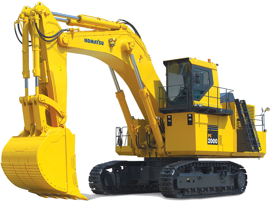 Mining Excavators / Shovels - Pc2000 Komatsu (1024x768), Png Download