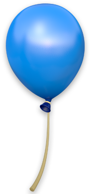 Blue Balloons Png Blue Balloon - Balloon (451x400), Png Download