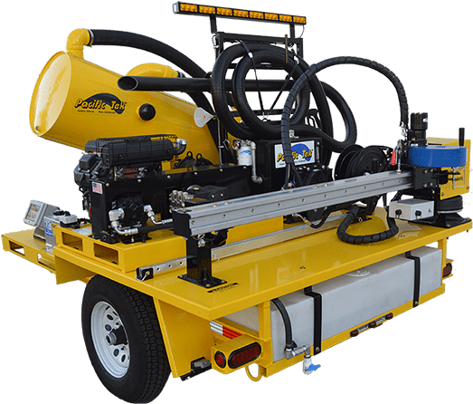 Pv100 Vacuum Excavator With Pt1000 Valve Exerciser - Machine Tool (546x465), Png Download