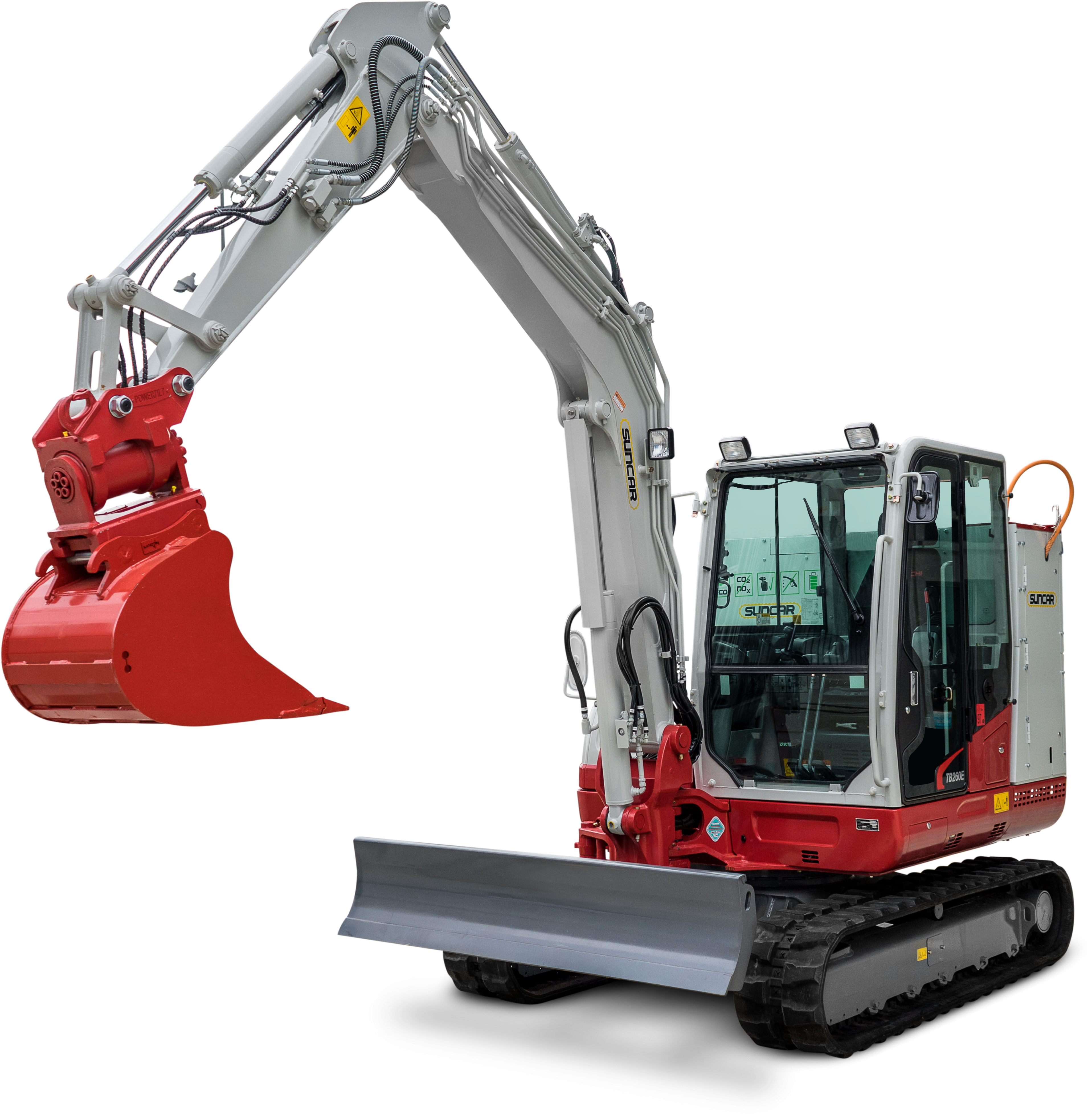 Picture Excavator Tb260e - Excavator (7000x4667), Png Download