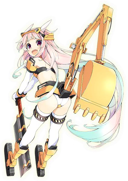 Mini Excavator - Green Boss Over Legend Endless Tower (435x613), Png Download