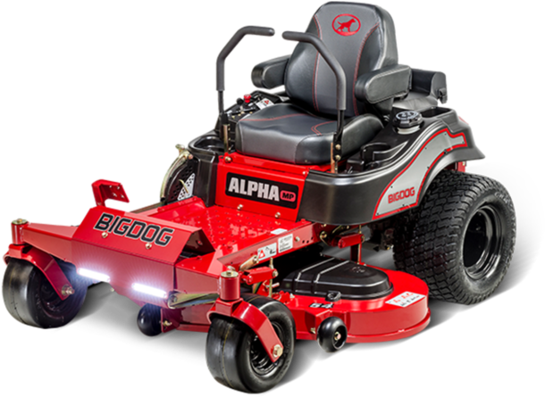 Alpha Mp - Big Dog 42 Inch Mower (613x500), Png Download