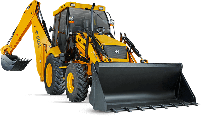 Bull Construction Equipment - Bull Jcb (888x482), Png Download