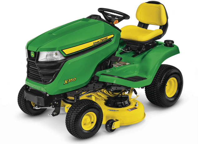 John Deere X370 Riding Lawn Mower (642x462), Png Download