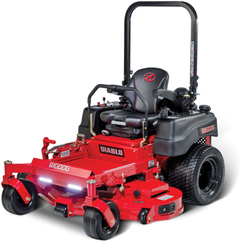 Powered With The Kawasaki Fx Engine Or The Kohler Efis - Big Dog Lawn Mower (613x500), Png Download