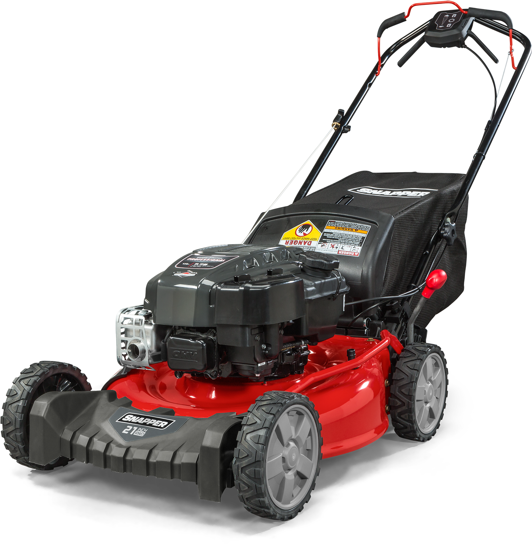 Snapper 21" Gas Self Propelled Rear Wheel Drive Lawn - Snapper 21" Self Propelled Gas Rear Wheel Drive Mower (2048x1953), Png Download