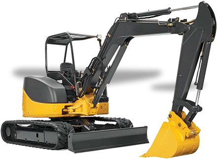 Mini-excavator - Kansas (447x334), Png Download