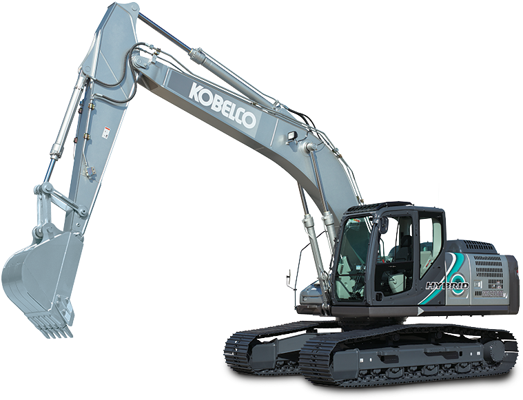 Specialty - Kobelco Hybrid Excavator (800x607), Png Download