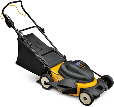 Electric Lawnmower - Lawn Mower (440x375), Png Download