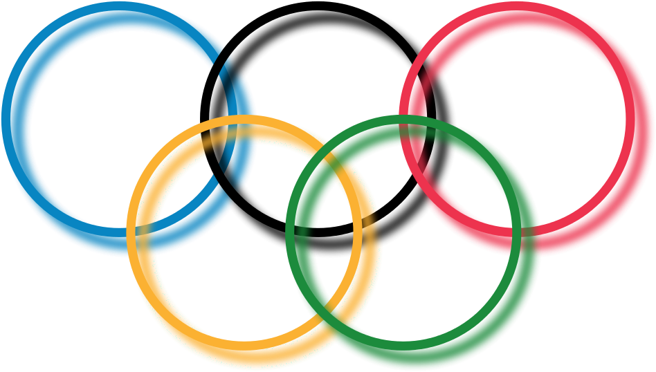 3d Olympic Rings Png - Aros Olimpicos Hd Png (1280x715), Png Download