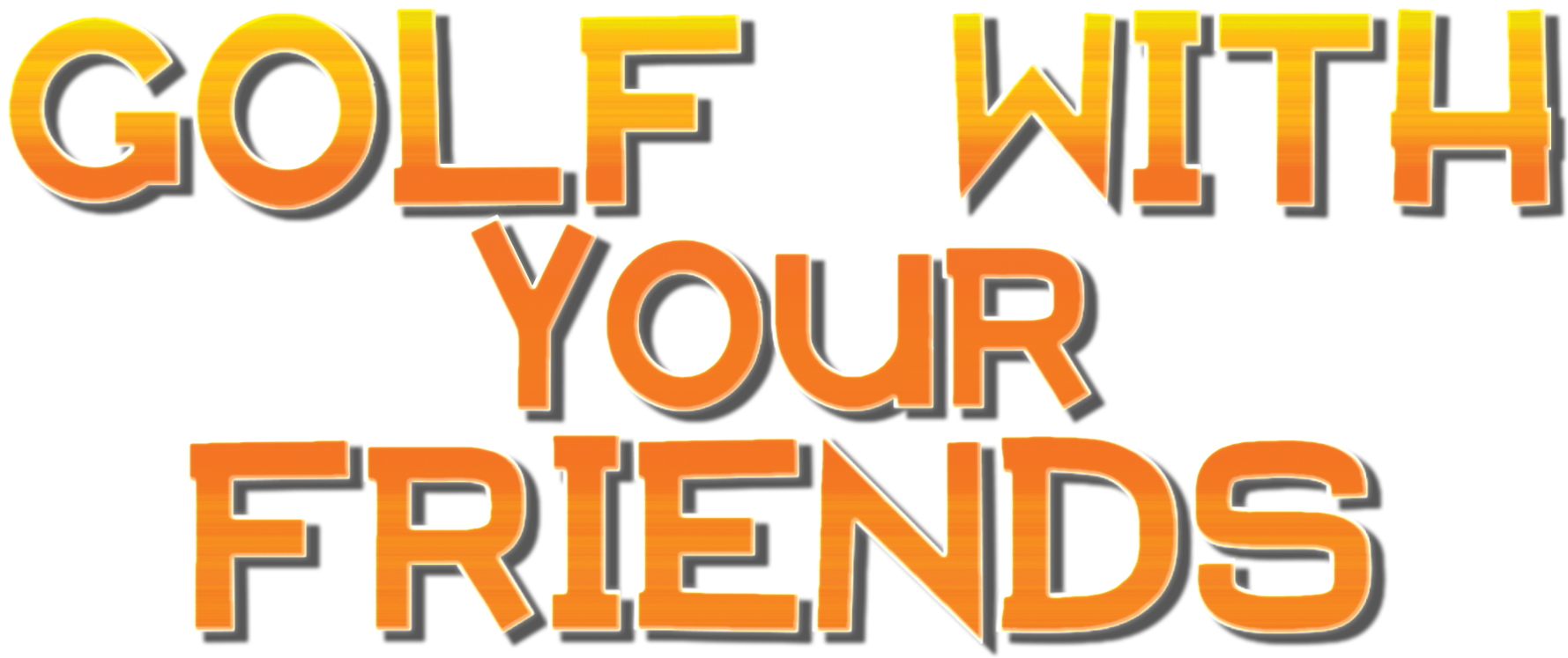 Golf With Friends Logo Png - Golf With Your Friends Logo (1779x747), Png Download