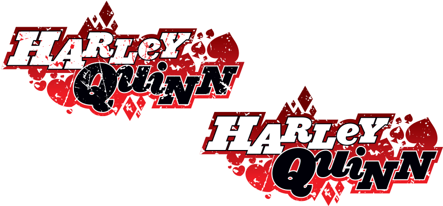 Harley Quinn Logo - Dc Harley Quinn Logo (870x414), Png Download