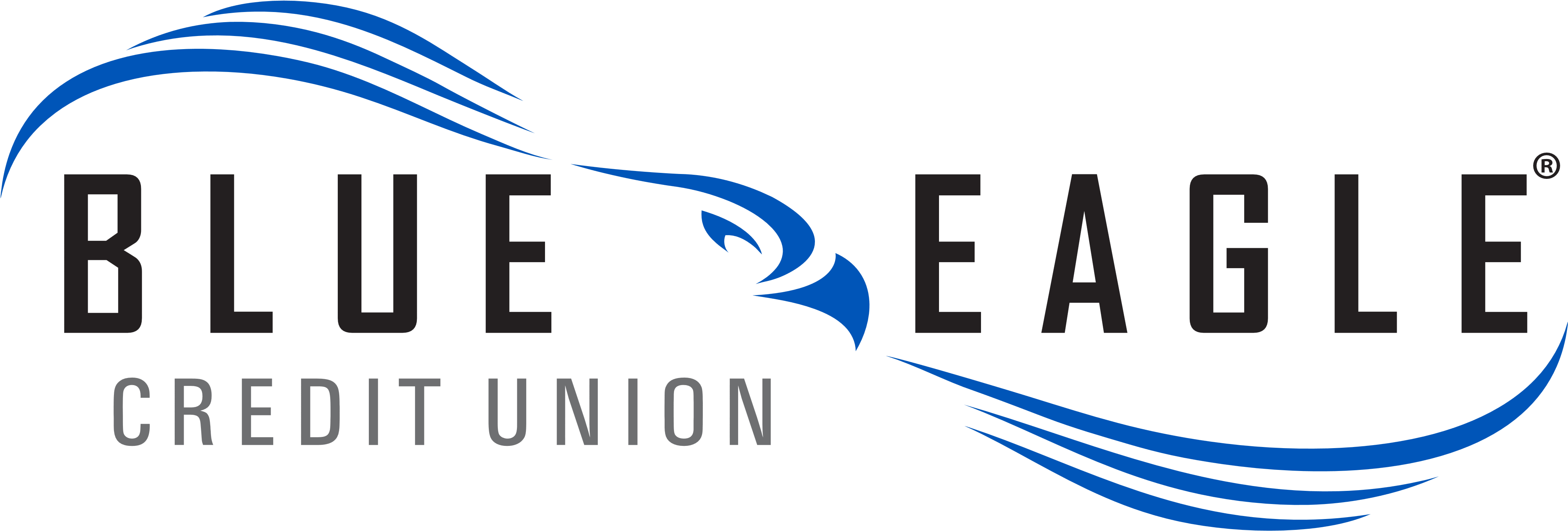 Blue Eagle Credit Union - Blue Eagle Credit Union Logo (4300x1475), Png Download